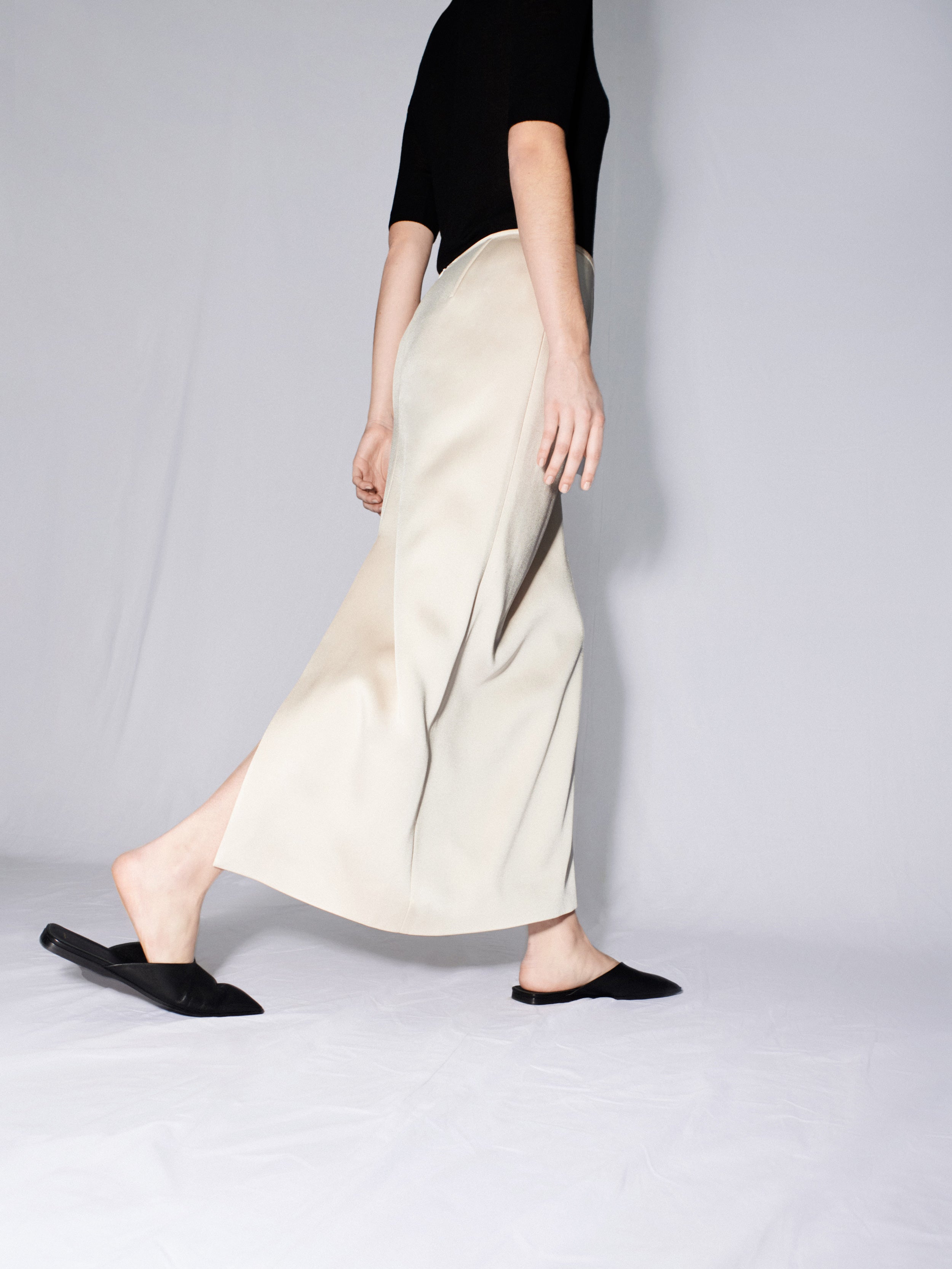 Carven Women's ready-to-wear | Long skirt in satin
