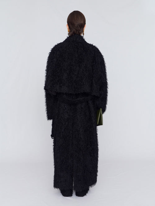 Coat in fraggle jacquard