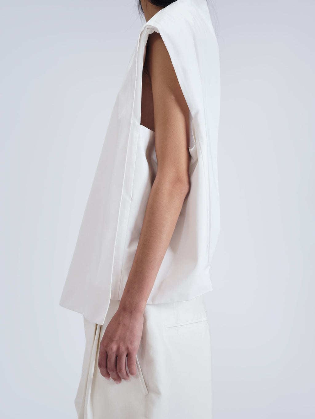 Square top in duchesse