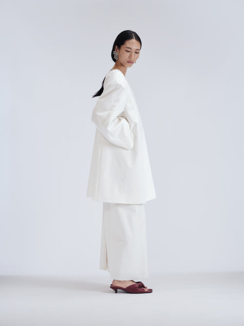 Padded tunic in duchesse