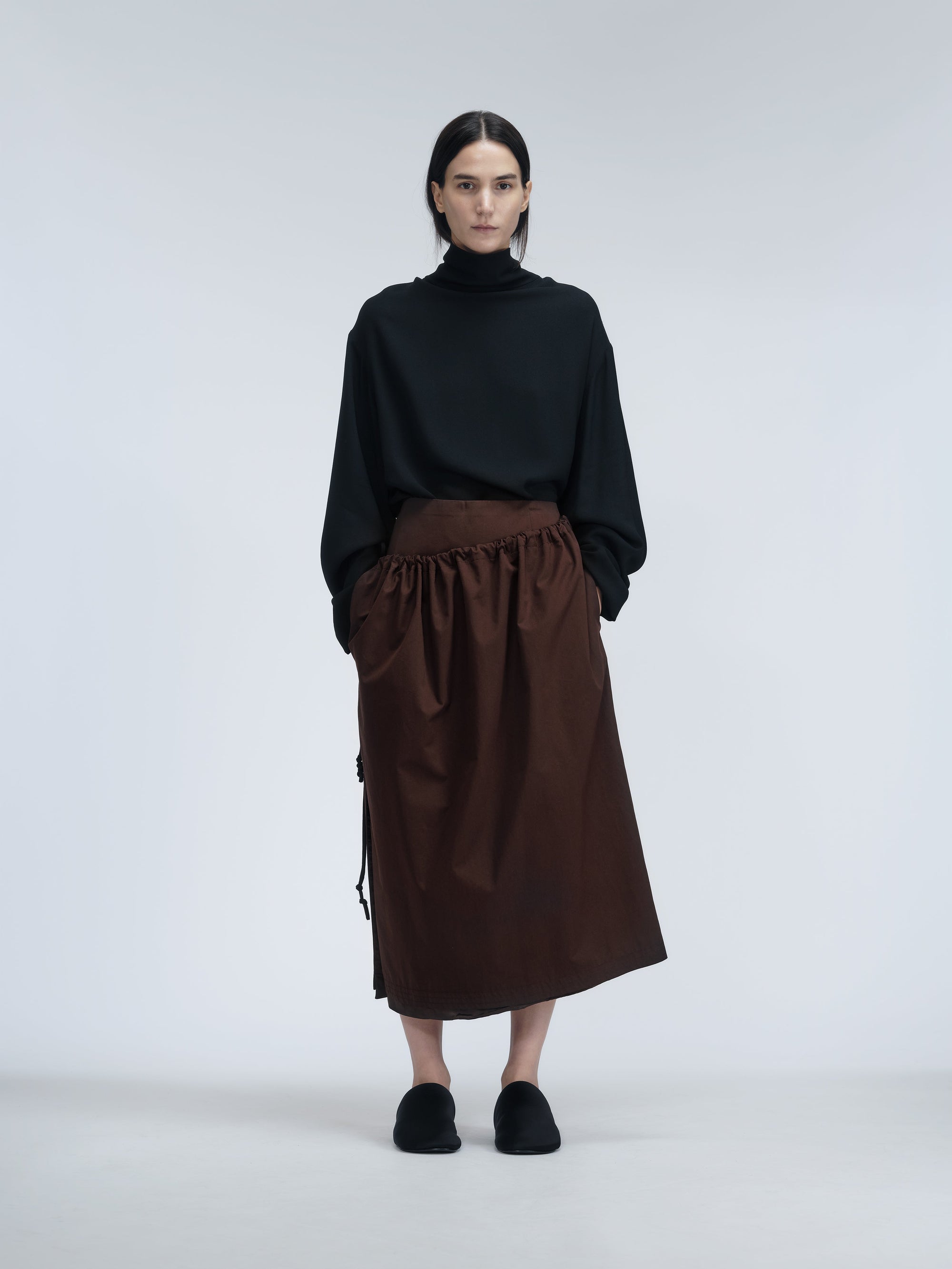 Blouse en crêpe