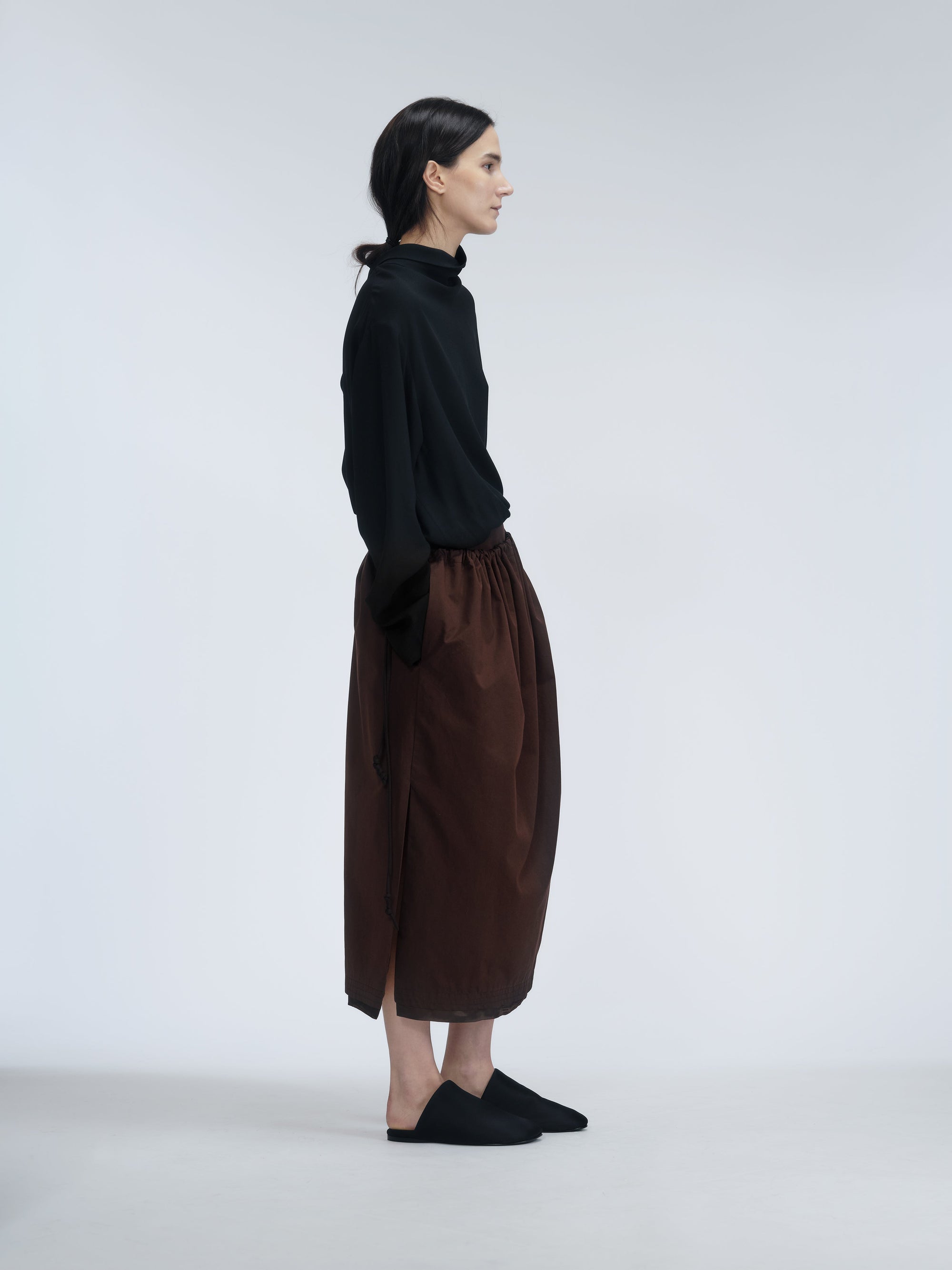 Blouse en crêpe