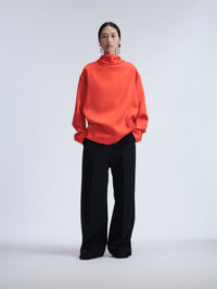 Pantalon droit en cady technique