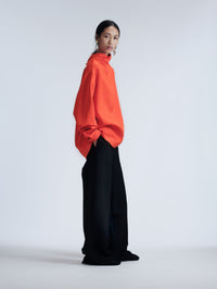 Pantalon droit en cady technique