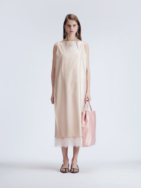ワンピース CARVEN SS25 LINGERIE DRESS (6251K21388 ROSEPOUDRE) 2410_Carven_SS25_ECOM_Shot_12_