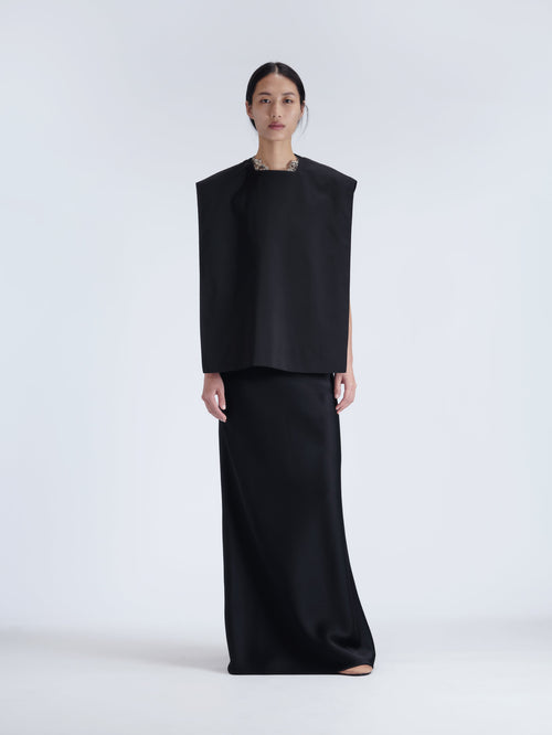 Square top in duchesse
