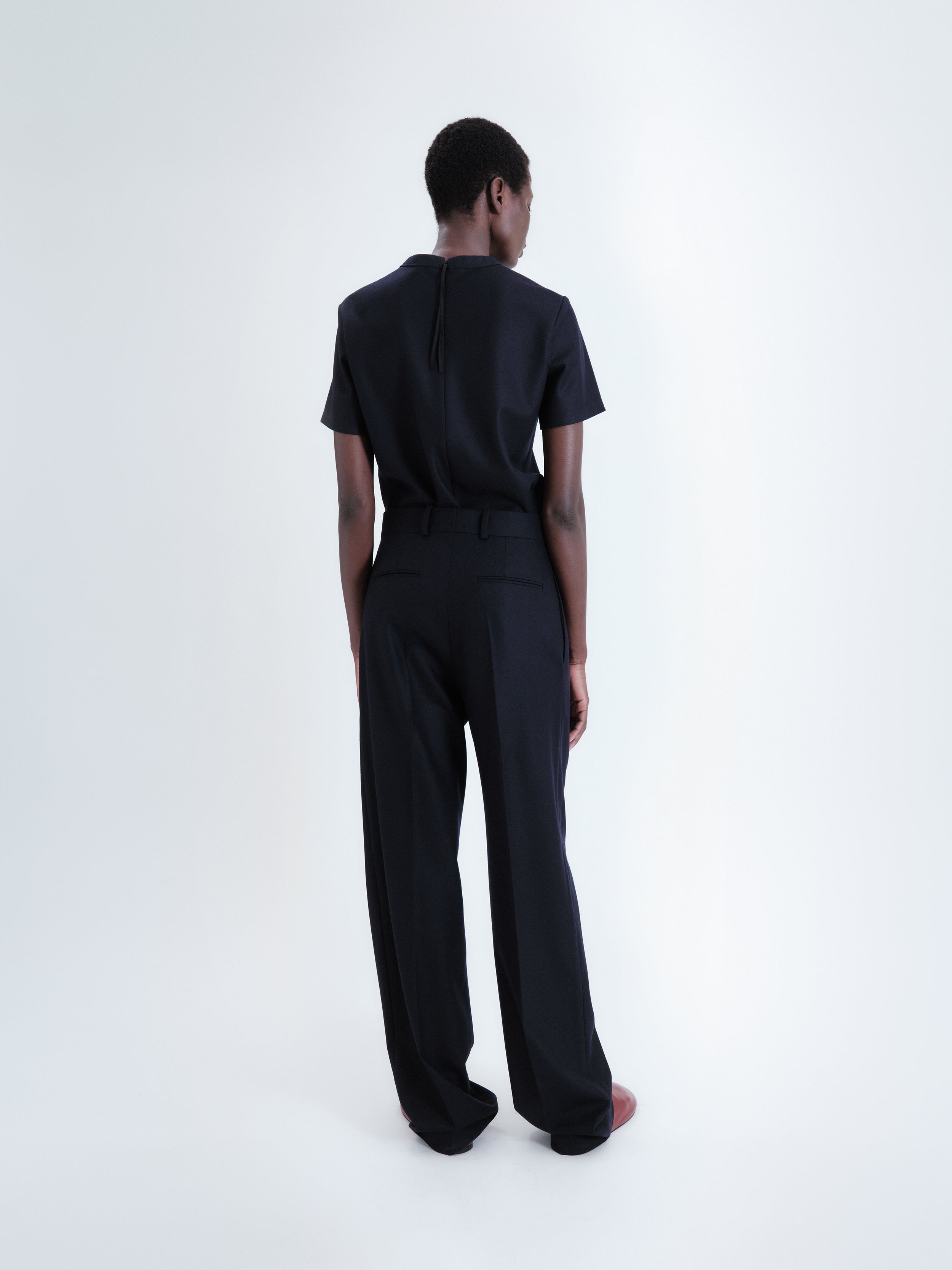 パンツ CARVEN TR203-TROUSERS STRAIGHT LEG TROUSER Carven Women's Ready-to-Wear | Straight Leg Trousers