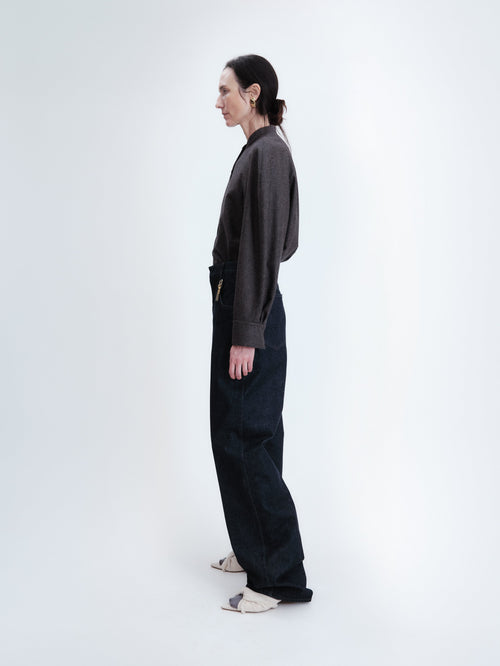 5-pocket jeans in selvedge cotton denim
