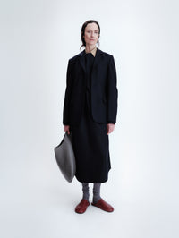 Smock dress in flannel