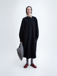 Smock dress in flannel