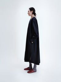 Smock dress in flannel