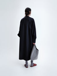Smock dress in flannel