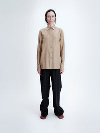 Classic shirt in silk habotai