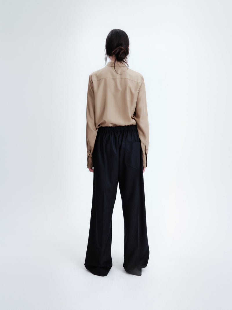 Classic shirt in silk habotai
