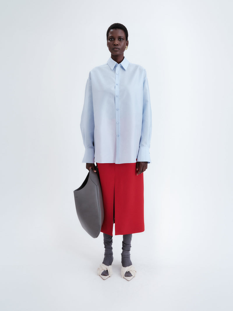 Shirt in sheer taffeta