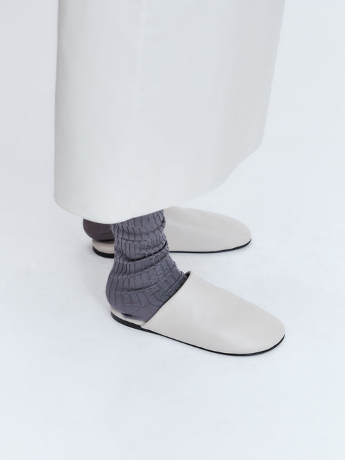 Garnier leather mule in nappa