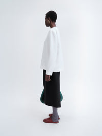 Pull-on skirt in sport taffeta