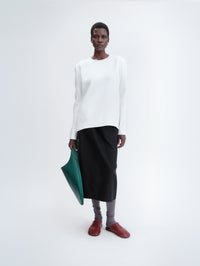 Pull-on skirt in sport taffeta