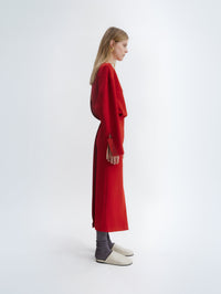 Robe ajustée en cady