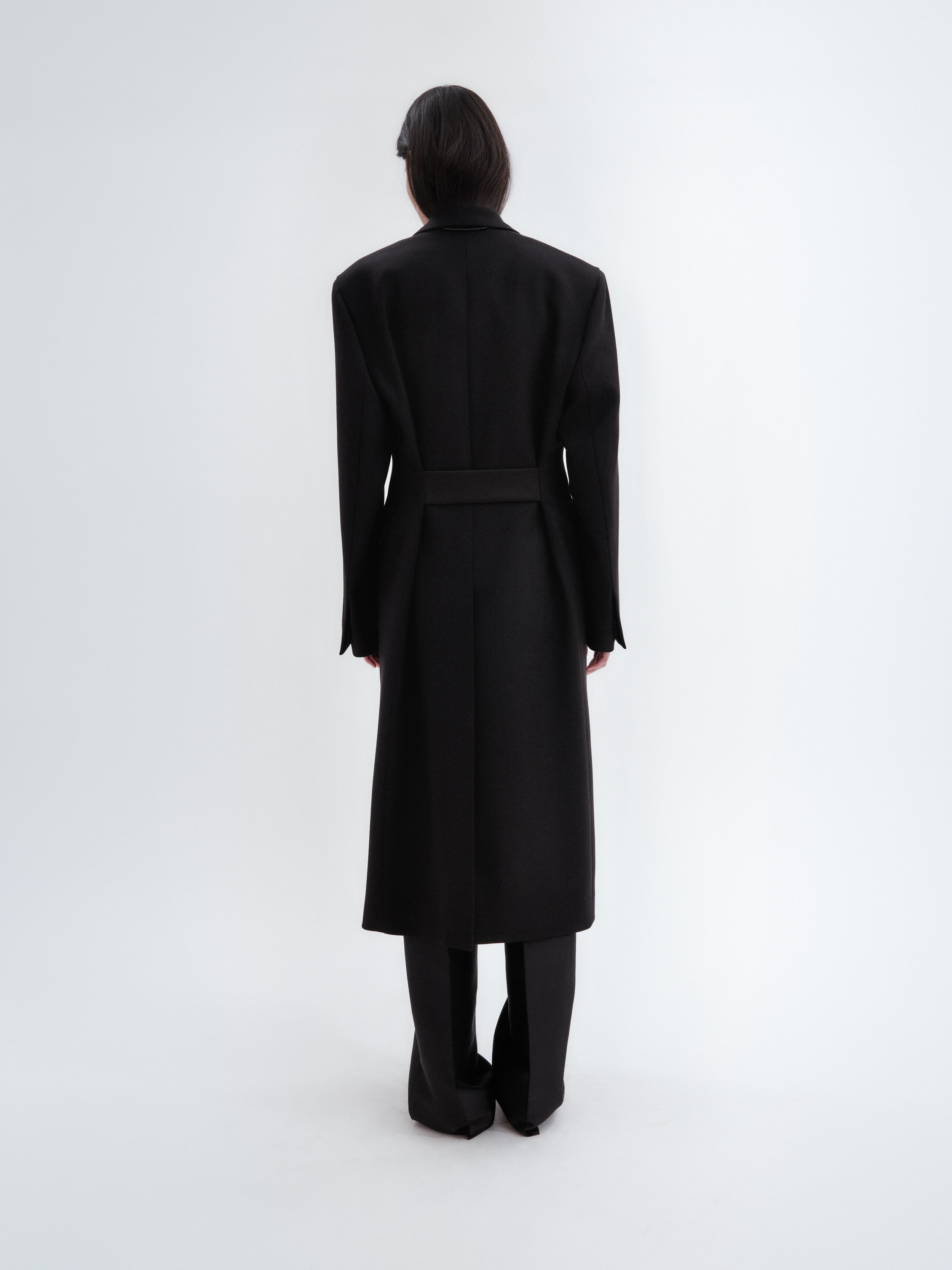 Tuxedo coat in Hopsack tuxedo