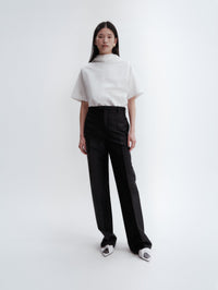 Tailored trousers in silk wool couture