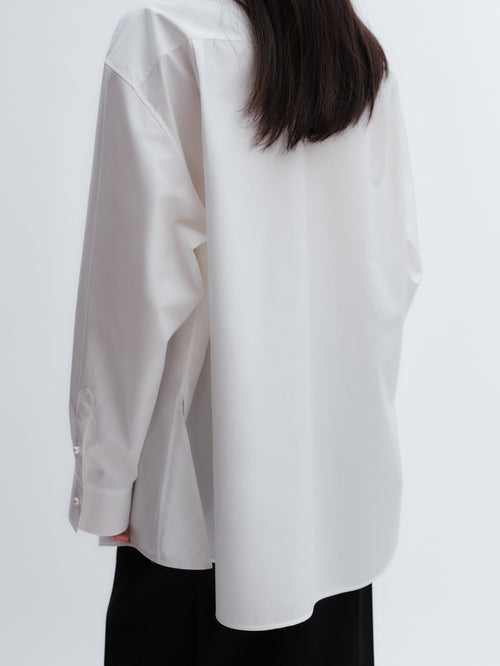 Tuxedo shirt in light shirting