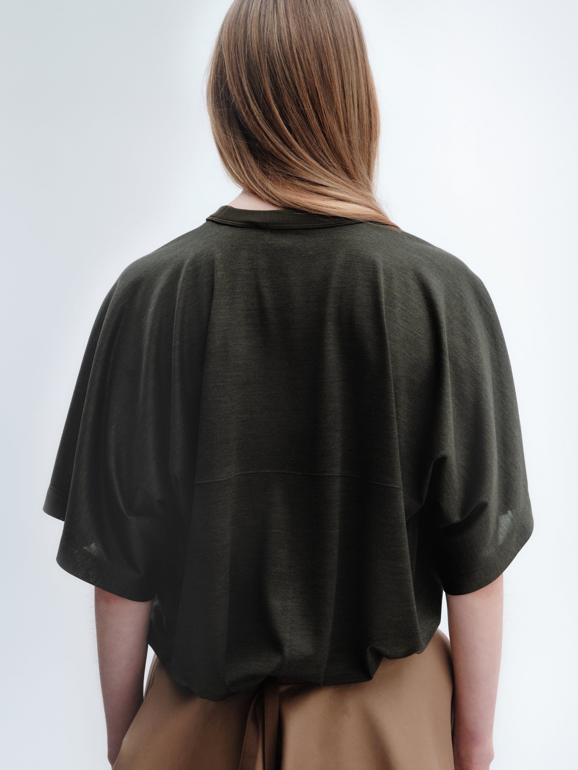 T-shirt in silk jersey