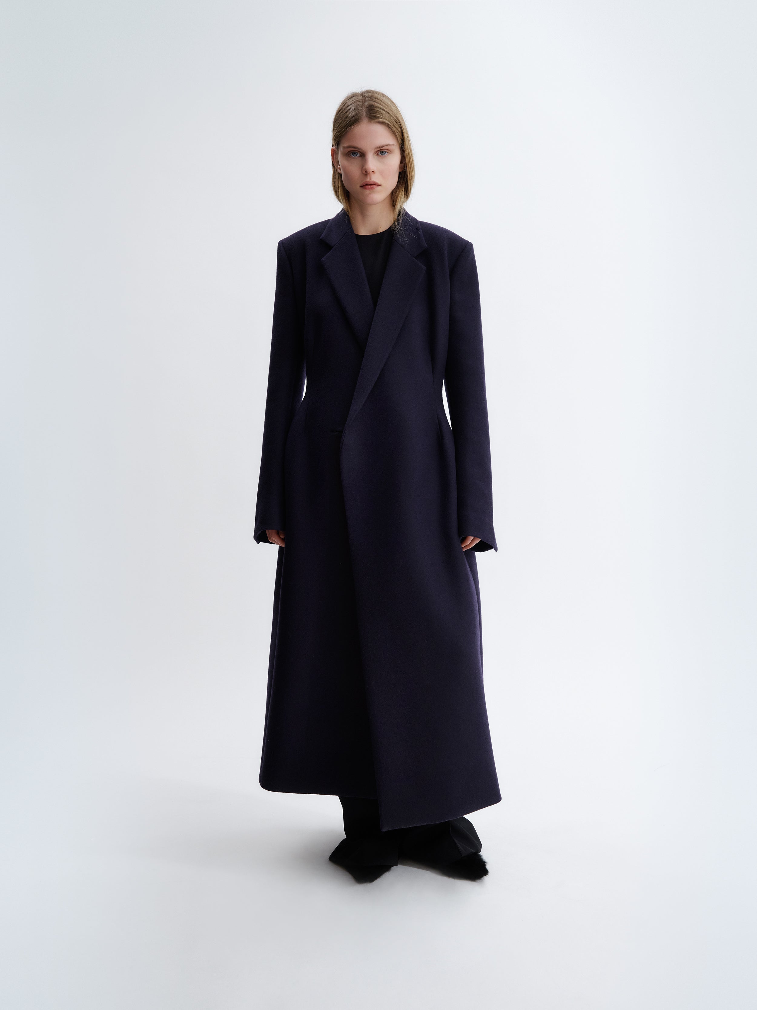 Esperanto coat in wool coating