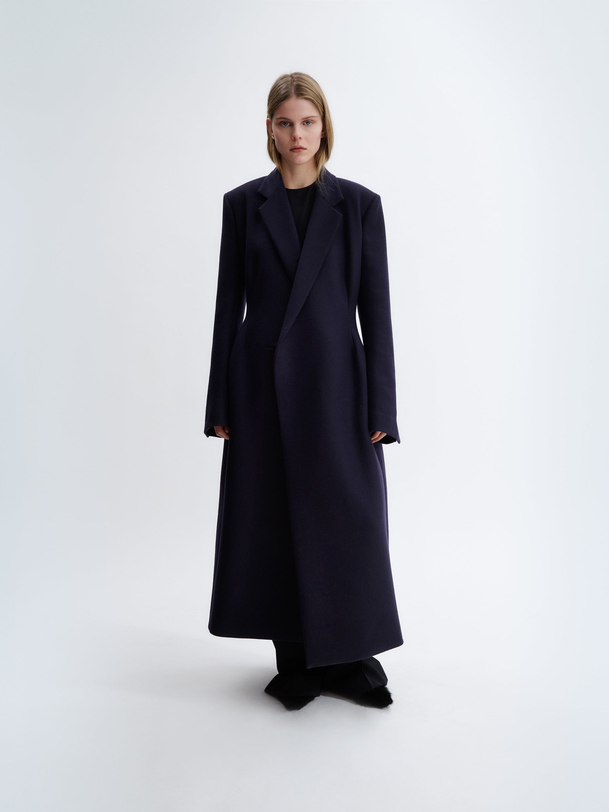 Esperanto coat in wool coating