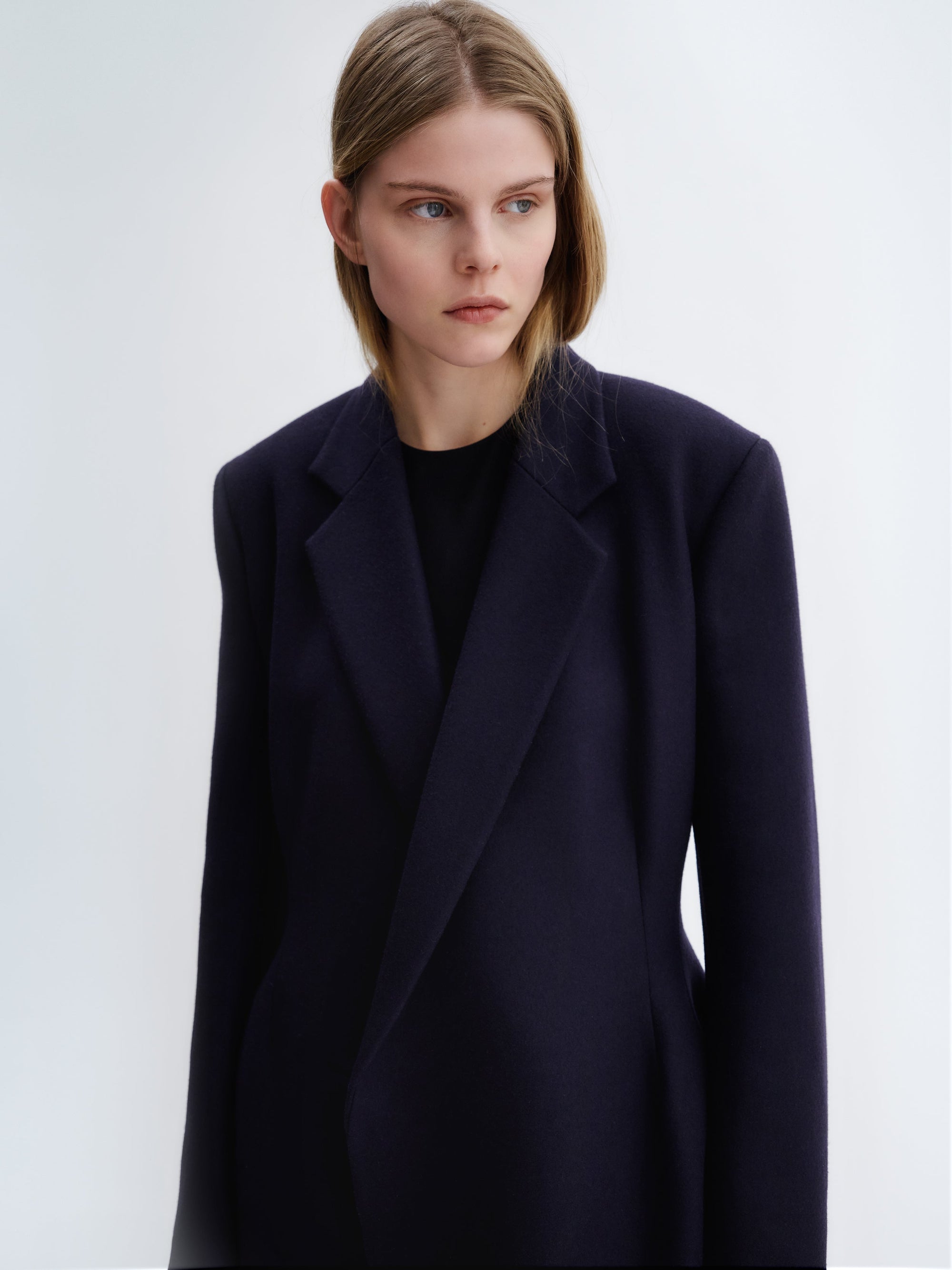 Esperanto coat in wool coating