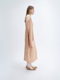 Scarf dress in crushed lining
