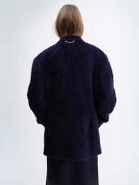 Short coat in alpaca