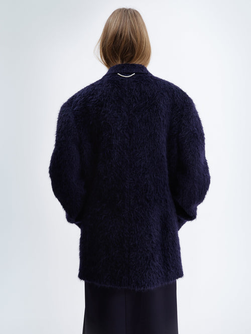 Short coat in alpaca