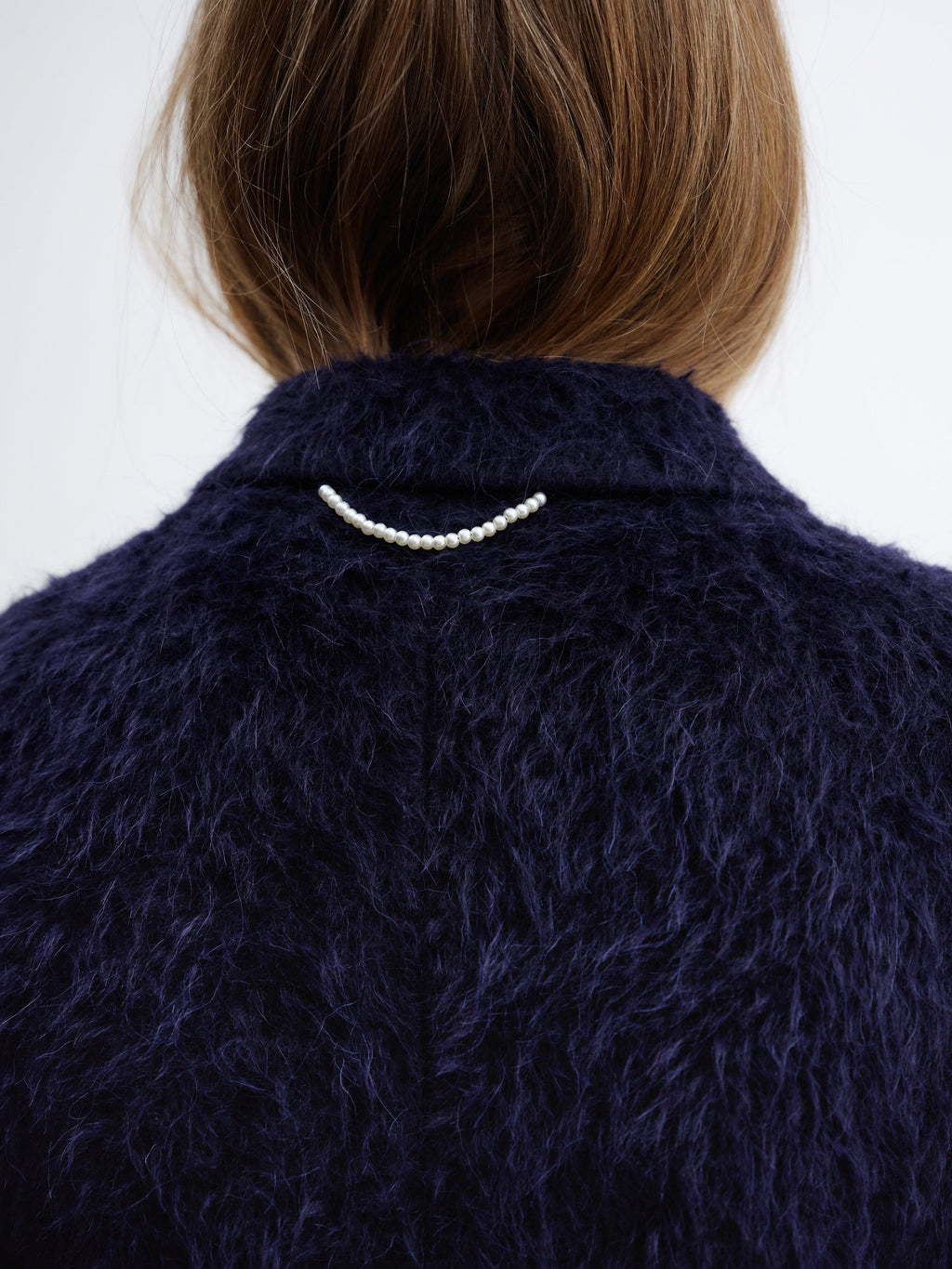 Short coat in alpaca