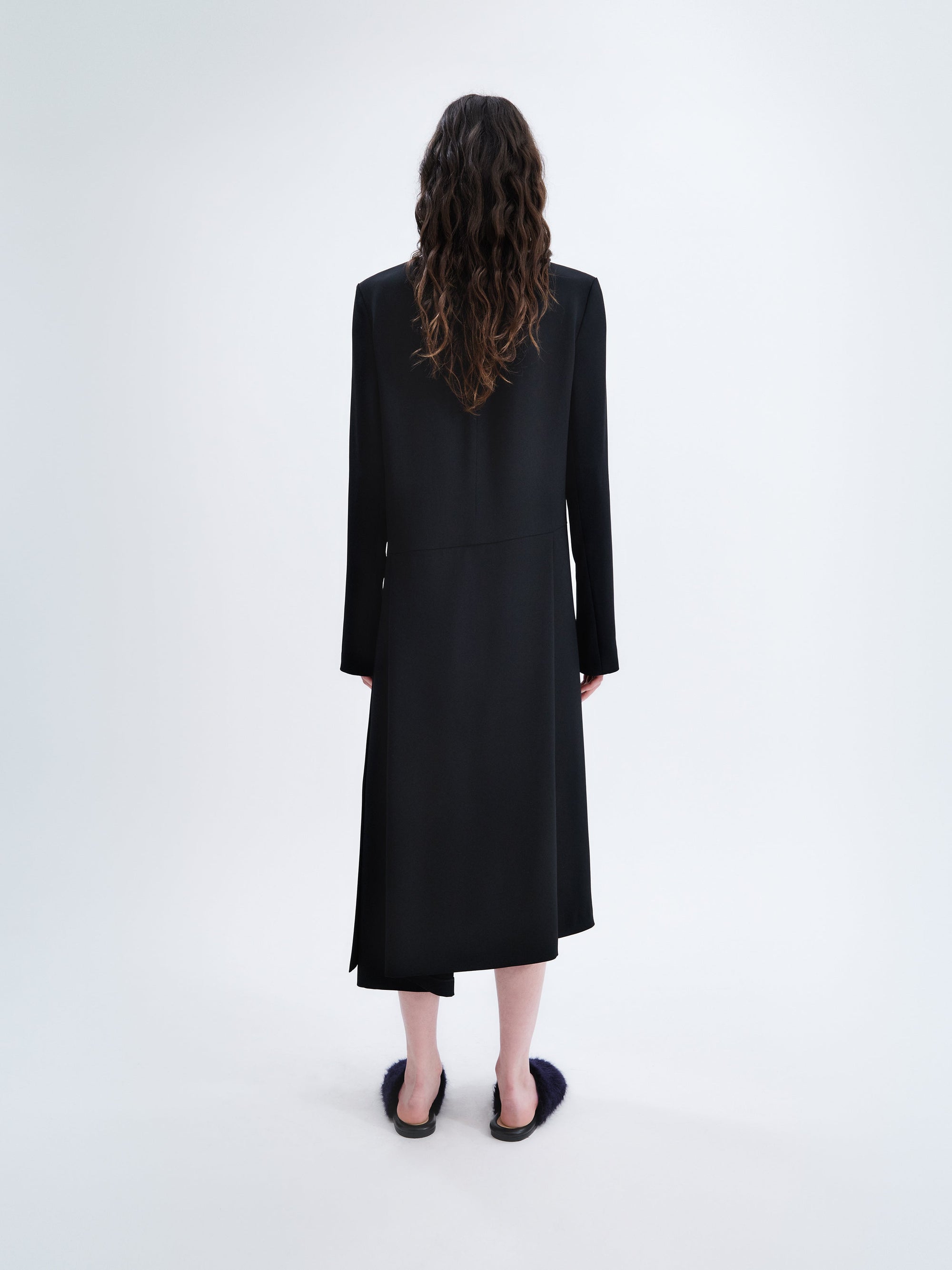 Asymmetric dress in cady