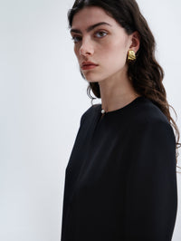 Asymmetric dress in cady