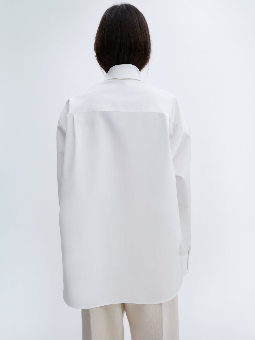 Patch pocket shirt in light shirting