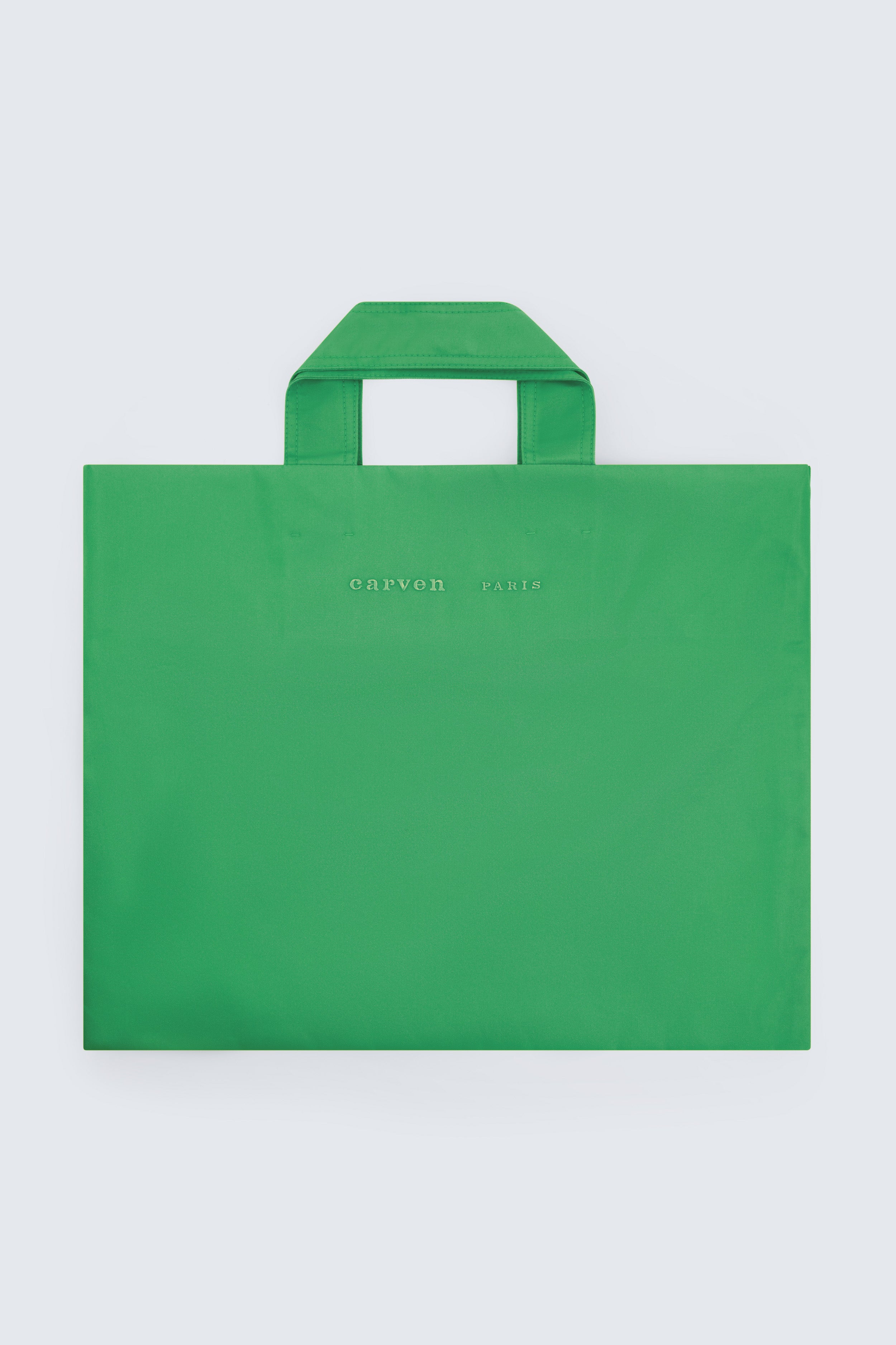 Small tote in nylon gloss