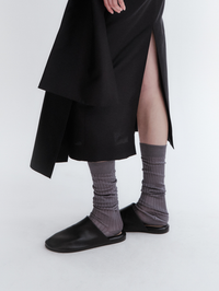 Garnier leather mule in nappa