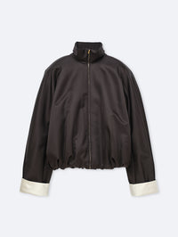 Blouson ouatiné en soie double