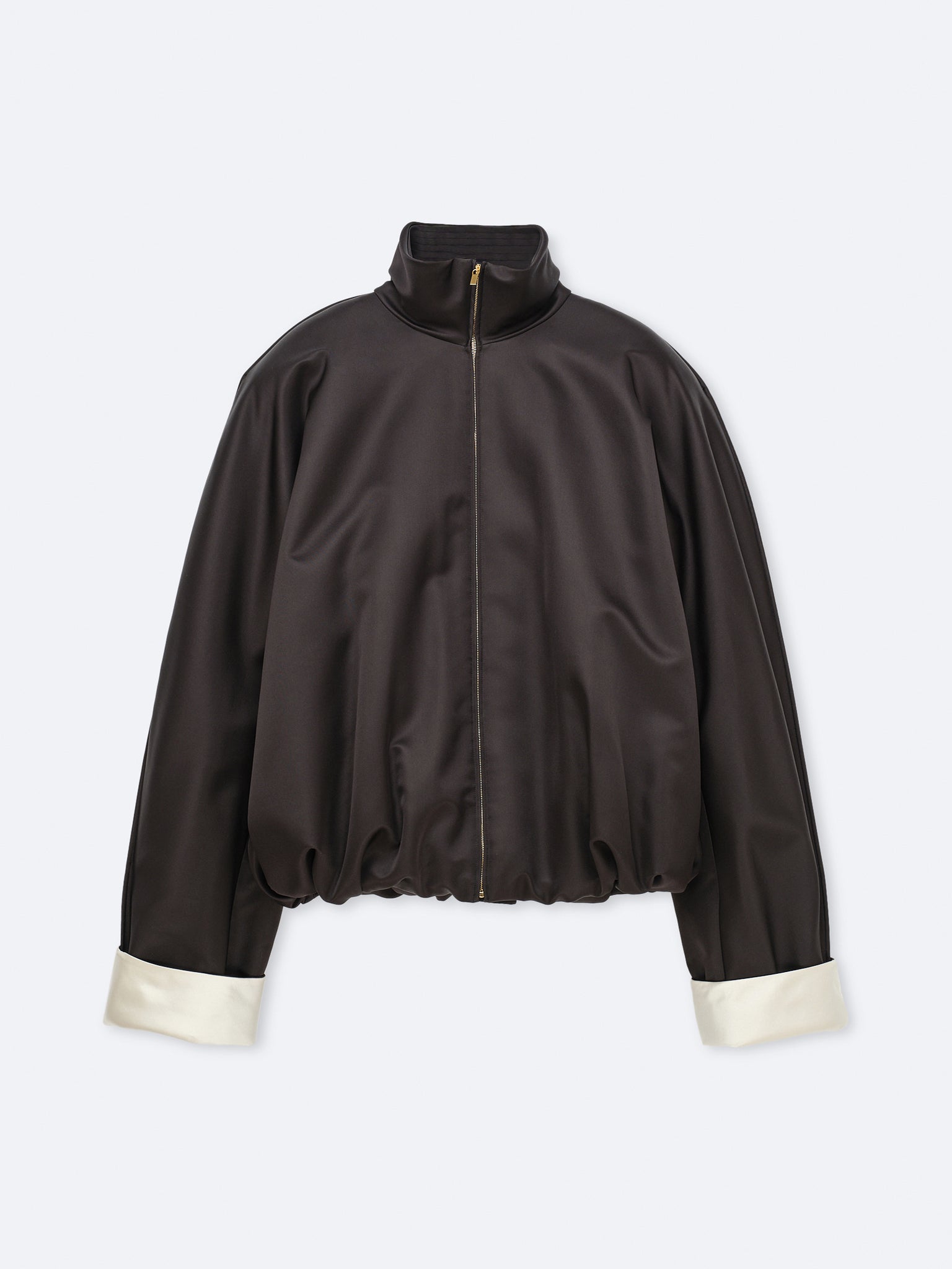 Blouson ouatiné en soie double