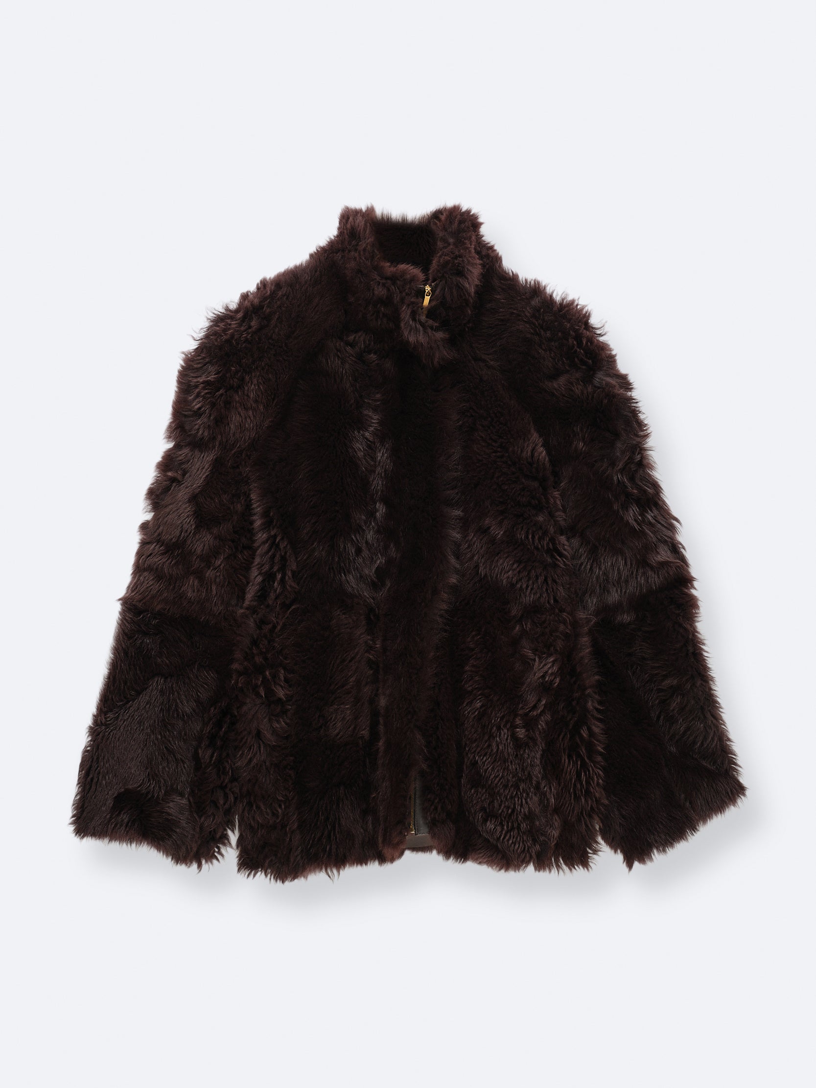Manteau court en shearling toscan
