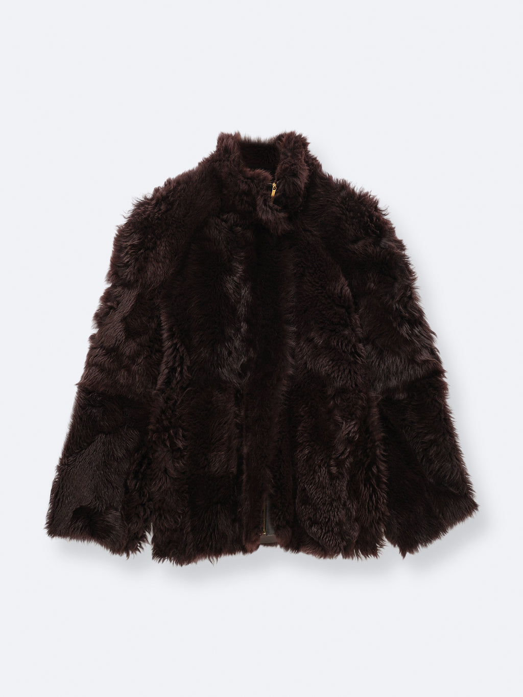 Manteau court en shearling toscan