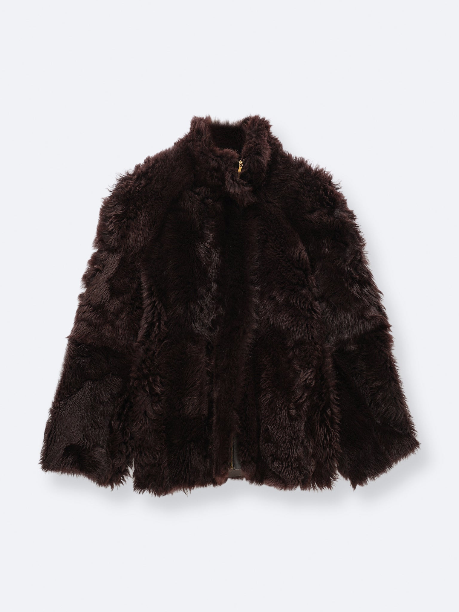 Manteau court en shearling toscan