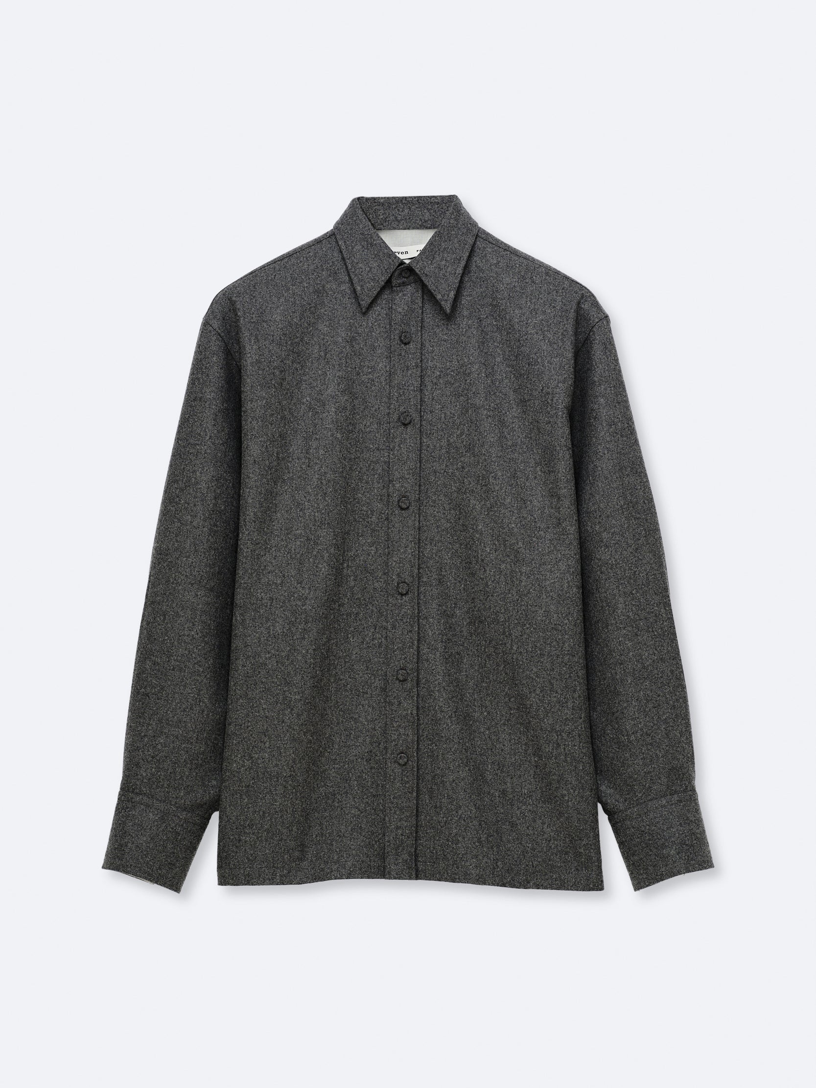 Drop sleeve shirt in flannel