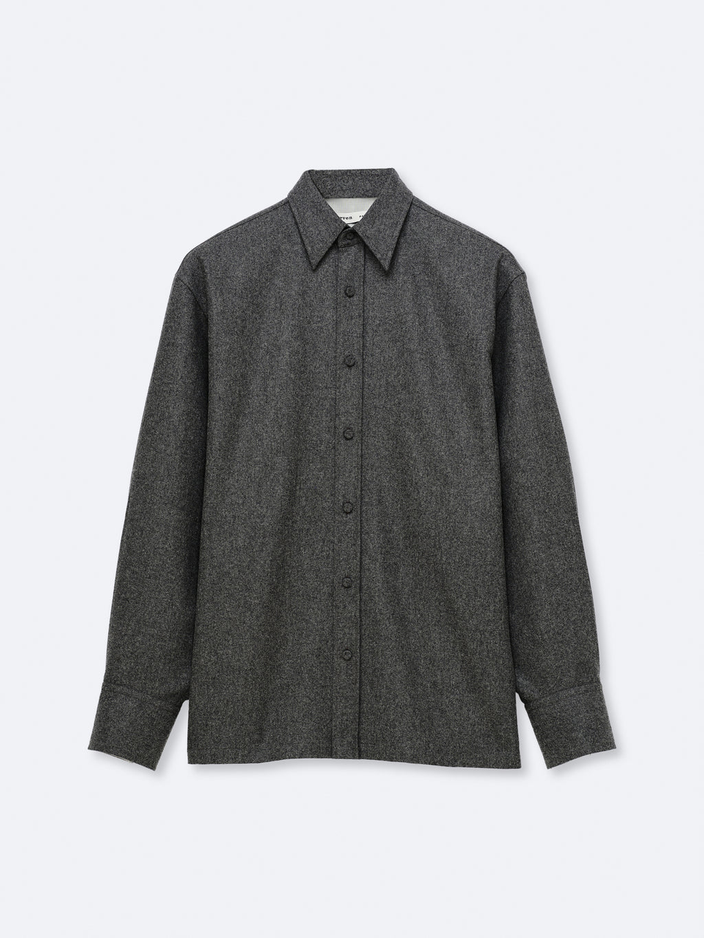 Drop sleeve shirt in flannel