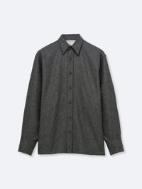 Drop sleeve shirt in flannel