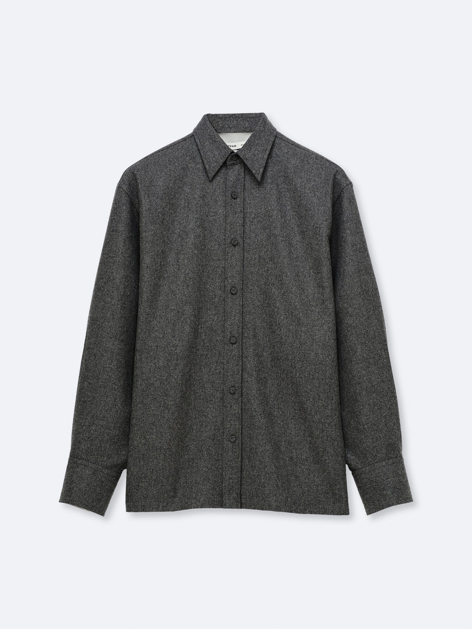 Drop sleeve shirt in flannel