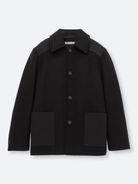 Donkey coat in virgin double wool