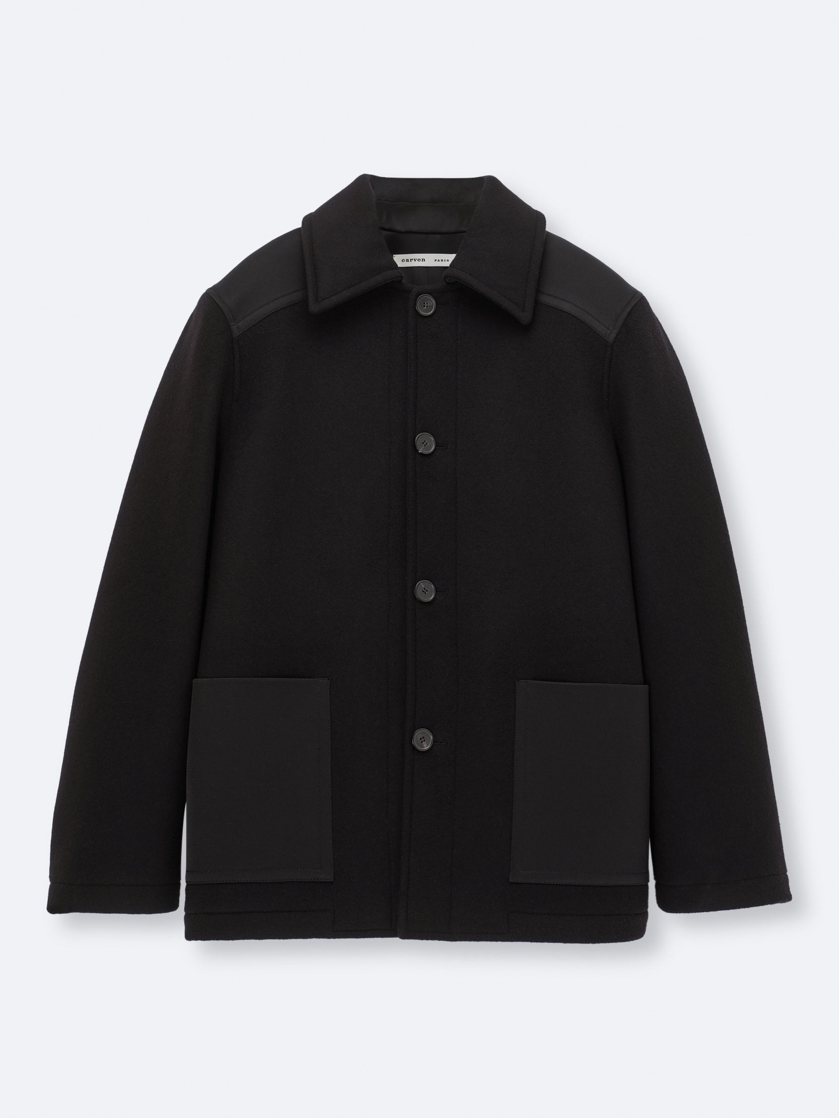Donkey coat in virgin double wool